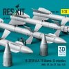 RESKIT RS32-0581 R-27ER (AA-10 Alamo-C) missiles (4 pcs) (MiG-29, Su-27, Yak-141) (3D Printed) (1/32)